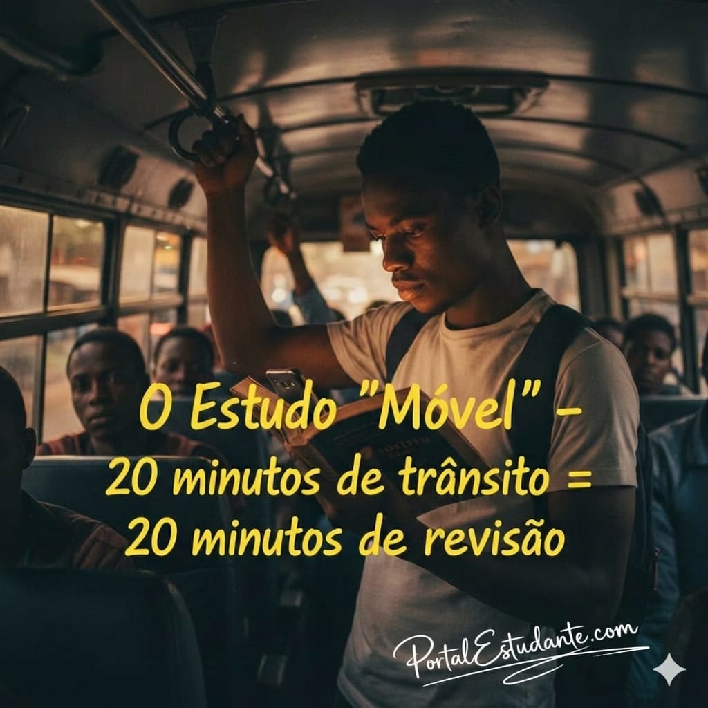 Horário de estudos no chapa em Moçambique