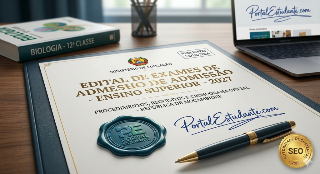 Documentos para Editais de Acesso 2027 Moçambique